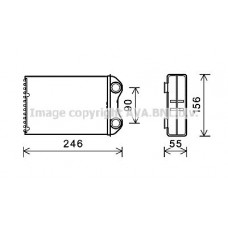 BW6426 AVA QUALITY COOLING Теплообмінник обігрів салону