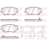 1811.02 REMSA Комплект гальмівних колодок дисковий гальм