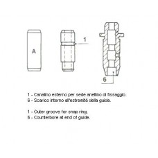 01-S2911 METELLI Напрямна втулка клапана