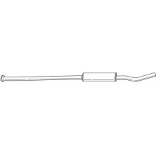 44423 SIGAM Середній глушник вихлопних газів