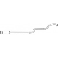 38424 SIGAM Середній глушник вихлопних газів