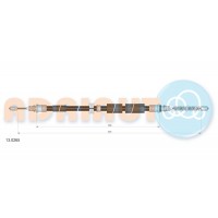 13.0265 ADRIAUTO Тросик, cтояночный тормоз