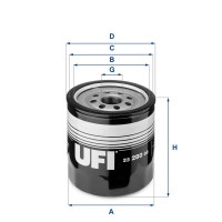 23.280.00 UFI Масляний фільтр