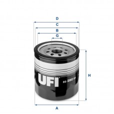 23.280.00 UFI Масляний фільтр
