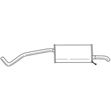 60623 SIGAM Глушник вихлопних газів кінцевий