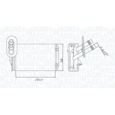 350218492000 MAGNETI MARELLI Теплообмінник обігрів салону