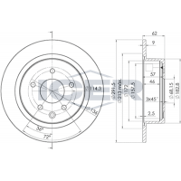 78BD2931-2 ICER Гальмівний диск