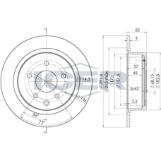 78BD2931-2 ICER Гальмівний диск