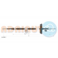 33.0256.1 ADRIAUTO Тросик, cтояночный тормоз