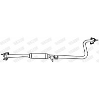 18774 WALKER Середній глушник вихлопних газів