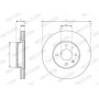 DDF2540C FERODO Гальмівний диск
