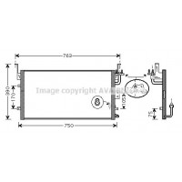HY5135 AVA QUALITY COOLING Конденсатор кондиціонера