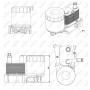 31194 NRF Корпус, Масляний фільтр