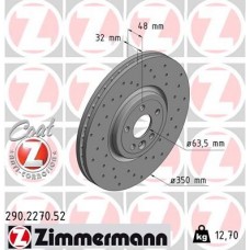 290.2270.52 ZIMMERMANN Гальмівний диск