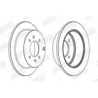 563042JC JURID Гальмівний диск