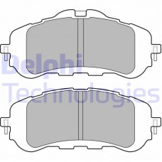 LP2506 DELPHI Комплект гальмівних колодок дисковий гальм