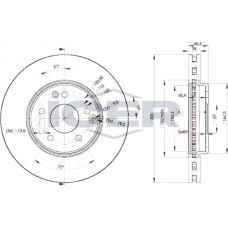 78BD0411-2 ICER Гальмівний диск