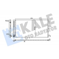 350675 KALE OTO RADYATÖR Конденсатор кондиціонера