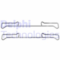LX0436 DELPHI Комплектуючі колодки дискового гальма