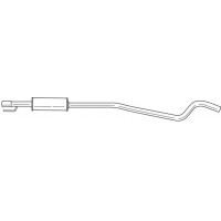 40494 SIGAM Середній глушник вихлопних газів