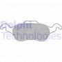 LP1315 DELPHI Комплект гальмівних колодок дисковий гальм