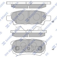 SP2111 Hi-Q Комплект гальмівних колодок дисковий гальм