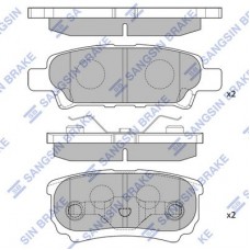 SP2111 Hi-Q Комплект гальмівних колодок дисковий гальм