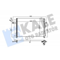 342975 KALE OTO RADYATÖR Конденсатор кондиціонера