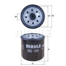 OC 195 MAHLE Масляний фільтр