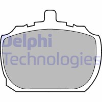 LP45 DELPHI Комплект гальмівних колодок дисковий гальм