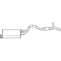 37612 SIGAM Глушник вихлопних газів кінцевий