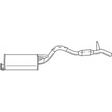 37612 SIGAM Глушник вихлопних газів кінцевий