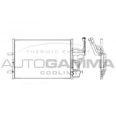 103621 AUTOGAMMA Конденсатор кондиціонера