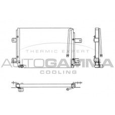 102794 AUTOGAMMA Конденсатор кондиціонера
