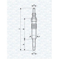 062900071304 MAGNETI MARELLI Свічка розжарювання