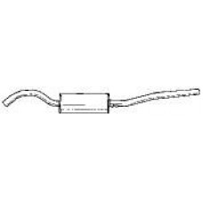 30626 SIGAM Глушник вихлопних газів кінцевий