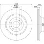 8DD 355 129-801 HELLA PAGID Гальмівний диск