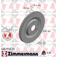460.1556.20 ZIMMERMANN Гальмівний диск
