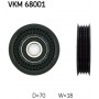 VKM 68001 SKF Паразитный / ведущий ролик, Поліклиновий ремінь