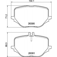 P 50 170 BREMBO КомплеК т гальмівних колодок, дискове гальмо
