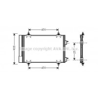 CNA5230D AVA QUALITY COOLING Конденсатор кондиціонера