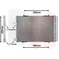 09005272 VAN WEZEL Конденсатор кондиціонера