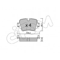 822-1036-0 CIFAM Комплект гальмівних колодок дисковий гальм