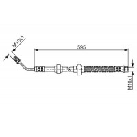 1 987 476 372 BOSCH Гальмівний шланг