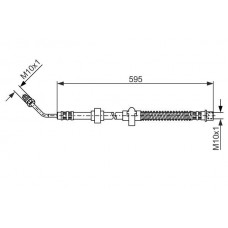 1 987 476 372 BOSCH Гальмівний шланг