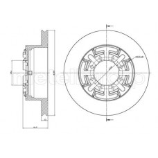23-0477 METELLI Гальмівний диск