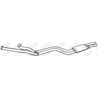 Предглушник вихлопних газів WALKER 16977