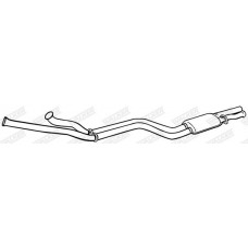 Предглушник вихлопних газів WALKER 16977