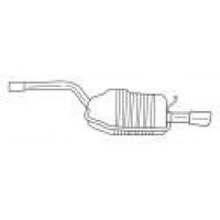 10659 SIGAM Глушник вихлопних газів кінцевий