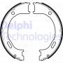 LS2076 DELPHI Комплект гальмівних колодок, стояночная тормозная система